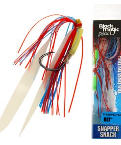 Black Magic Snapper Snack Skirted Flasher Rig 5/0 To 7/0