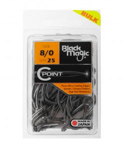 Black Magic C-Point Suicide Hooks Bulk Pack 8/0 Qty 25
