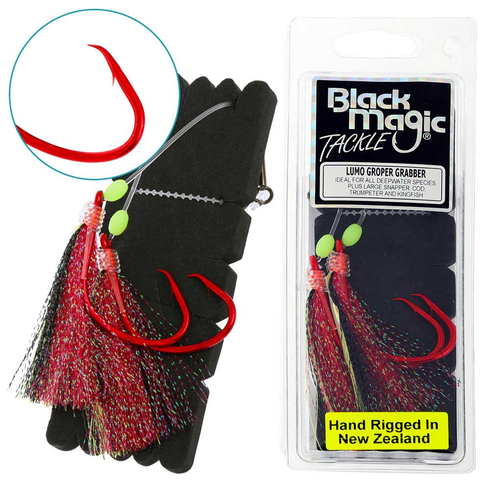Black Magic Groper Grabber Flasher Rig