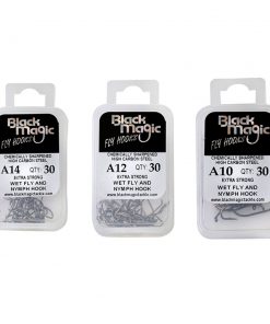 Black Magic Series A Fly Hooks Qty 30