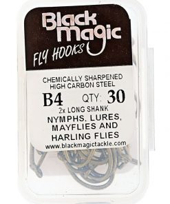 Black Magic Series B Size 4 Fly Hook Qty 30