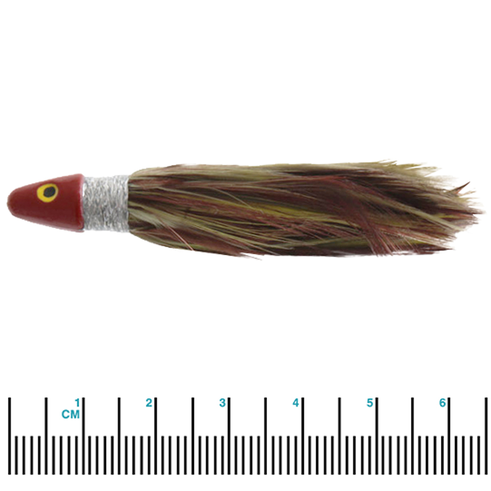 Black Magic Freshwater Chicken Skippy Lure 6cm Dark Brown Olive - Image 2