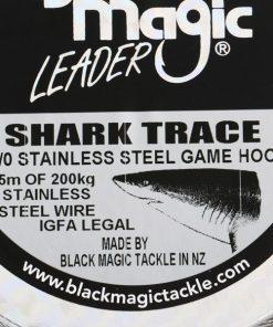 Black Magic Stainless Steel Shark Trace 200kg And 10/0 Game Hook