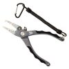 Black Magic Compact Fishing Pliers Gunmetal