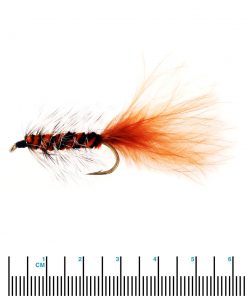 Black Magic Woolly Bugger Trout Fly Brown Size B04 Qty 1