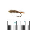 Black Magic Goldbead Hare And Copper Trout Fly Size B12 Qty 1