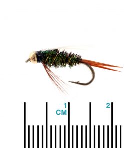 Black Magic Goldbead Prince Nymph Trout Fly B12 Qty 1