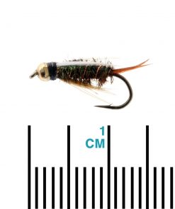 Black Magic Goldbead Prince Nymph Trout Fly B14 Qty 1