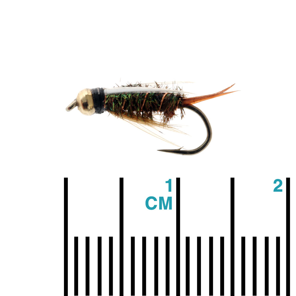 Black Magic Goldbead Prince Nymph Trout Fly B14 Qty 1