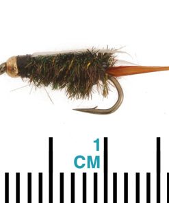 Black Magic Goldbead Prince Nymph Trout Fly B16 Qty 1