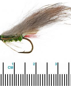 Black Magic Green Rabbit Trout Fly A08 Qty 1