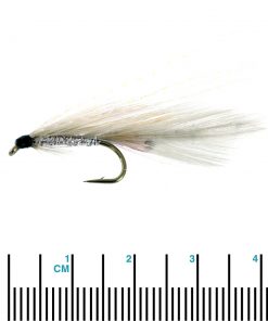 Black Magic Grey Ghost Trout Fly Size A08 Qty 1