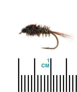 Black Magic Halfback Nymph Trout Fly A12 Qty 1