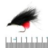 Black Magic Lumo Black Marabou Trout Fly A08 Qty 1