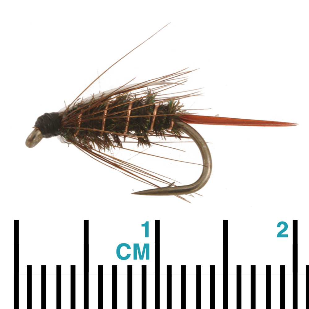 Black Magic Prince Nymph Trout Fly A12 - Image 2
