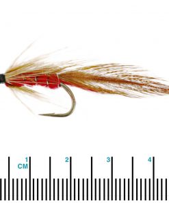 Black Magic Red Ginger Mick Trout Fly Qty 1