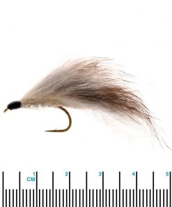 Black Magic Silver Rabbit Trout Fly Size A06 Qty 1