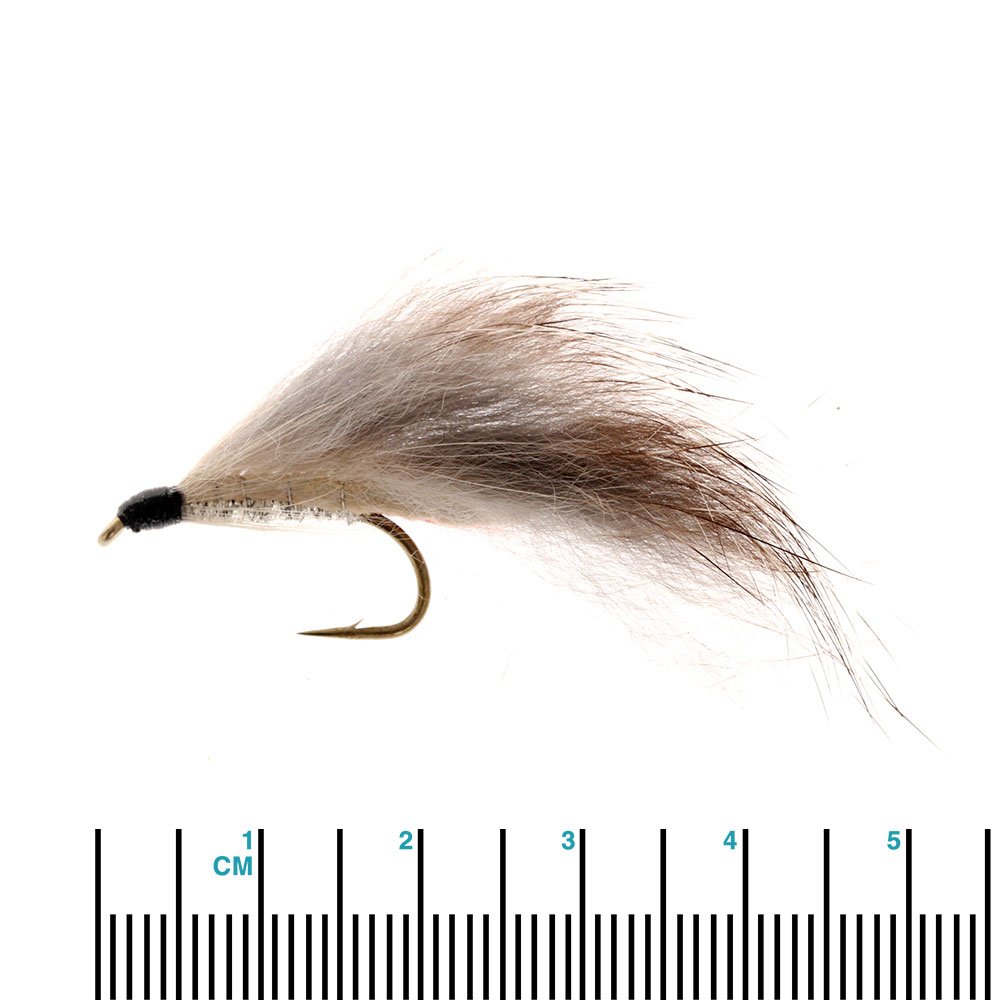Black Magic Silver Rabbit Trout Fly Size A06 Qty 1