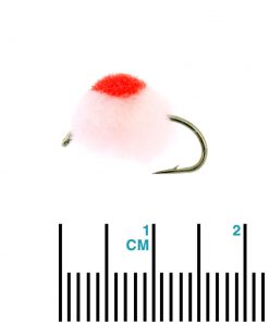 Black Magic Unweighted Globug Trout Fly Champagne Red A10 Qty 1