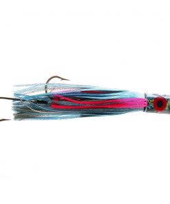 Black Magic Harlequin Lure Light Blue Silver Pink Rigged