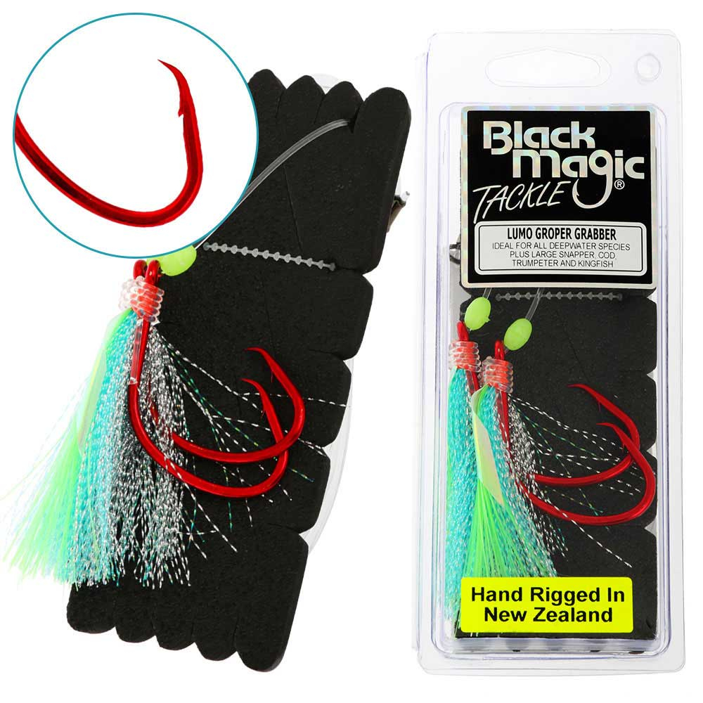 Black Magic Groper Grabber Flasher Rig - Image 2