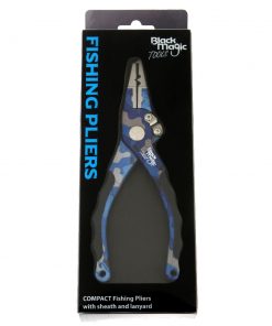 Black Magic Compact Fishing Pliers Blue Camo