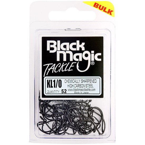 Black Magic KL 1/0 Hook Large Pack Qty 52 - Image 3