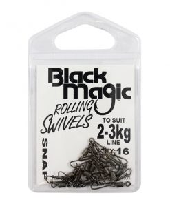 Black Magic Premium Rolling Snap Swivels