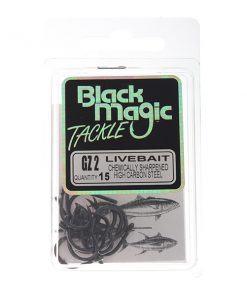 Black Magic GZ Live Bait Hook Value Pack Size 02 Qty 15