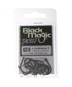 Black Magic GZ Live Bait Hook Value Pack Size 2/0 Qty 11