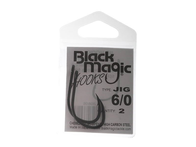Black Magic Jig 6/0 Hook Qty 2 - Image 2