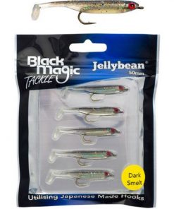 Black Magic Jellybean Lure 5cm Dark Smelt Qty 5