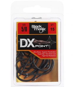 Black Magic DXS 5/0 Coated Hooks Economy Pack Qty 15