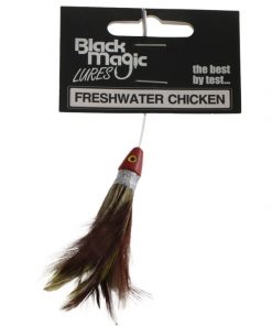 Black Magic Freshwater Chicken Skippy Lure 6cm Dark Brown Olive