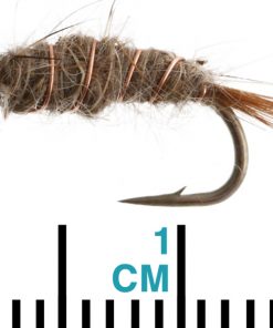 Black Magic Hare And Copper Nymph Trout Fly A12 Qty 1