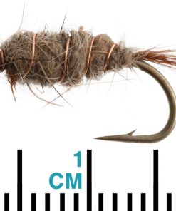 Black Magic Hare And Copper Nymph Trout Fly A10 Qty 1