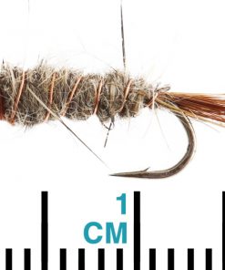 Black Magic Copperbead Hare And Copper Trout Fly Size B14