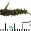 Black Magic Olive Dragonfly Nymph Trout Fly B10
