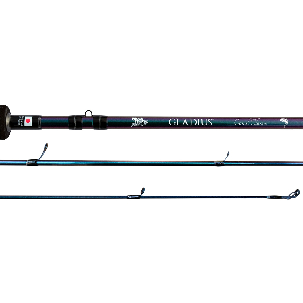 Black Magic Gladius Light Medium Canal Spin Boat Rod 8ft 3in 2-5.4kg 2pc - Image 2