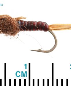 Black Magic Fly Nymph Vinyl Rib Trout Fly