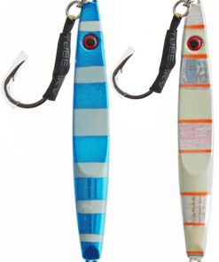 Black Magic Flutter Micro Jig Lumo Stripes