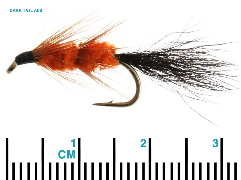 Black Magic Red Setter Trout Fly - Image 3