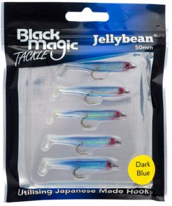 Black Magic Jellybean Lure 5cm Dark Blue Qty 5