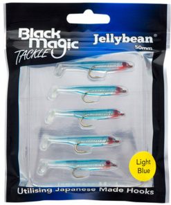 Black Magic Jellybean Lure 5cm Light Blue Qty 5