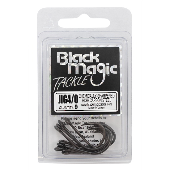 Black Magic Jig 4/0 Hook Qty 9 - Image 2