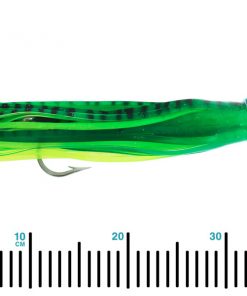 Black Magic Green Meanie Tuna Lure - Double Rigged