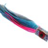 Black Magic Harlequin Lure Light Blue Silver Pink - Unrigged