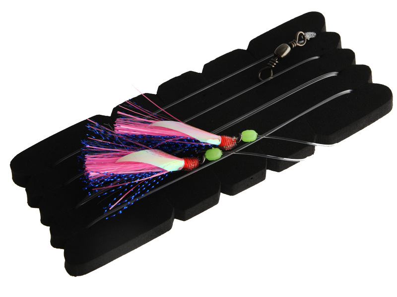 Black Magic Rock N' Surf Flasher Rig 3/0 Blinky - Image 3