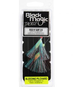 Black Magic Rock 'n Surf Flasher Rig 3/0 Bleeding Pilchard