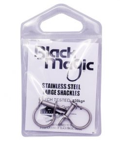 Black Magic Stainless Steel Game Shackles Qty 2